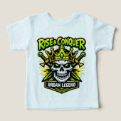 Rise & Conquer Urban Legend Tee 👑💀🔥 (Design voorkant)