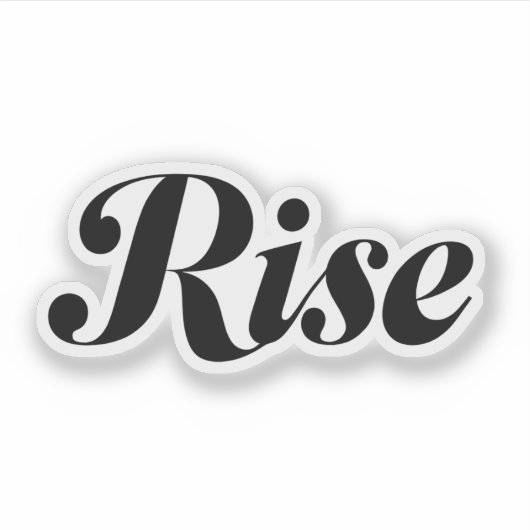 Rise Design Sticker (Voorkant)