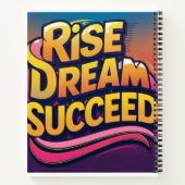 Rise Dream Succesvol Notitieboek (Achterkant)
