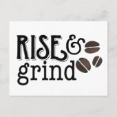 Rise en Grind Coffee Lovers Briefkaart (Voorkant)