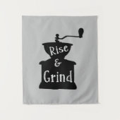 Rise en Grind Coffee Wandkleed (Voorkant)