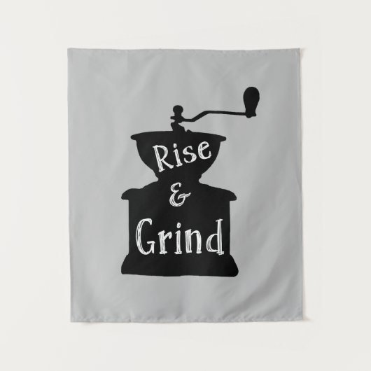 Rise en Grind Coffee Wandkleed (Voorkant)