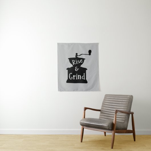 Rise en Grind Coffee Wandkleed (In situ)