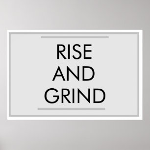 RISE EN GRIND POSTER