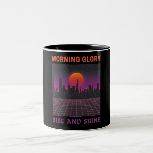 Rise- en shine Coffee Mugs Tweekleurige Koffiemok (Center)