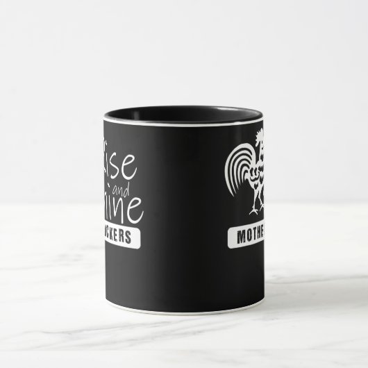 Rise en shine Moeder Cluckers Apparel Mok (Midden)