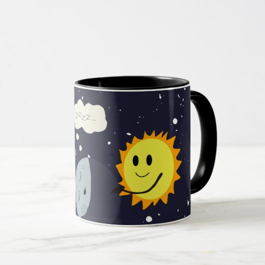 Rise en Shine. Mok (Voorkant rechts)