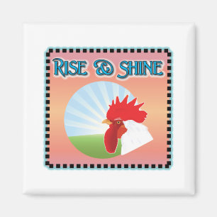 Rise en Shine Rooster Magneet