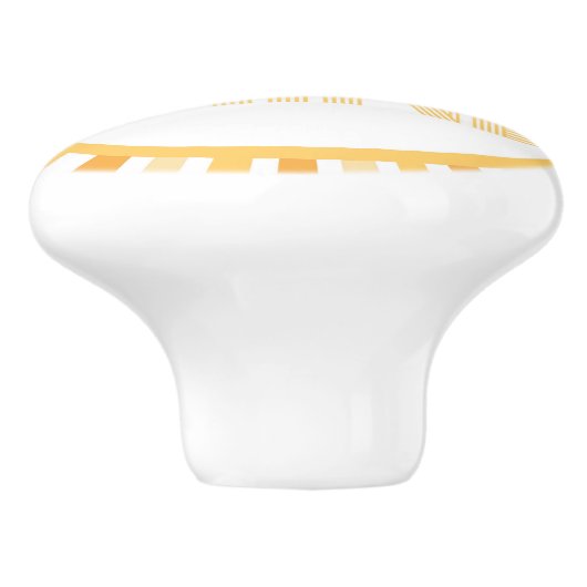 Rise en Shine Sunshine Knob Bathroom Morning Keramische Knop (Zijkant)