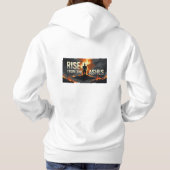 "Rise From The Ashes" Motivatie Hoodie - (Achterkant)