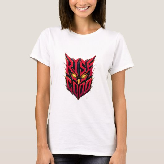 Rise God Uil Masker T-Shirt (Voorkant)