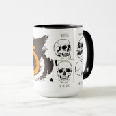 Rise Grind Decay Repeat - Grappige schedel Hallowe Mok (Voorkant rechts)