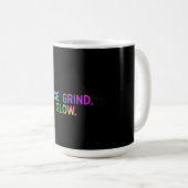 Rise Grind Glow Motivatie Mok (Voorkant rechts)