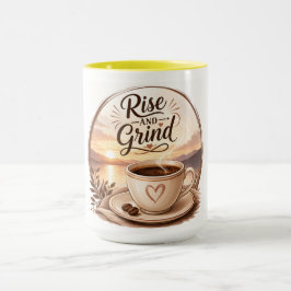 Rise & Grind Grappige Koffieliefhebber Mok