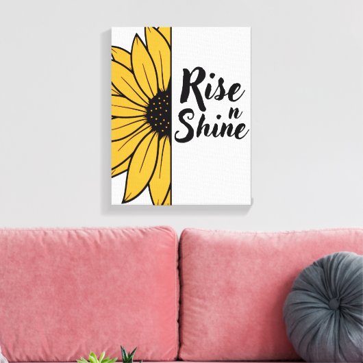 Rise in Shine Canvas Afdruk (Insitu (Woonkamer))