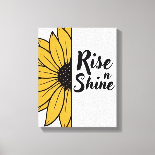Rise in Shine Canvas Afdruk (Voorkant)