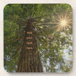 RISE Inspirerend foto van een boom op de hemel Bier Onderzetter