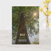 RISE Inspirerend foto van een boom op de hemel Kaart (Gele Bloem)