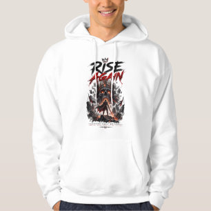 RISE Inspirerende Motivatie Kracht Krijger Hoodie