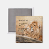 "Rise like Lions" Magneet (Voorkant / Achterkant)