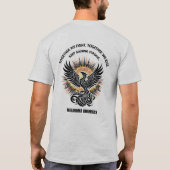 Rise – Melanoma Awareness Phoenix & Ribbon T-shirt (Achterkant)
