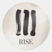 Rise Mini Motivation Sticker Sheet | Calm & Bold (Voorkant)