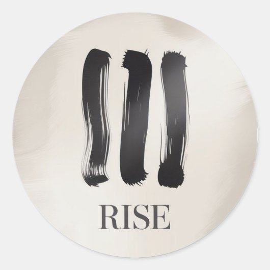 Rise  Mini Motivation Sticker Sheet | Calm & Bold (Voorkant)