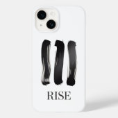 Rise Minimalist Motivational Phone Case (Achterkant)