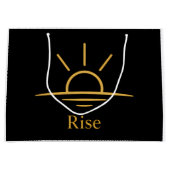 Rise — Minimalist Sunrise Groot Cadeauzakje (Voorkant)