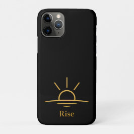 Rise — Minimalistische zonsopgang Case-Mate iPhone Case