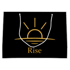 Rise — Minimalistische zonsopgang Groot Cadeauzakje