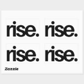 Rise Motivatie Quote Sticker  (Vel)
