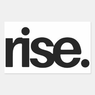 Rise Motivatie Quote Sticker 