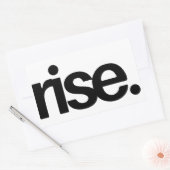 Rise Motivatie Quote Sticker  (Envelop)