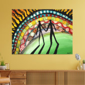 Rise of a New Sun Wrapped Canvas Afdruk (Insitu (Woonkamer))