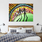 Rise of a New Sun Wrapped Canvas Afdruk (Insitu (Slaapkamer))