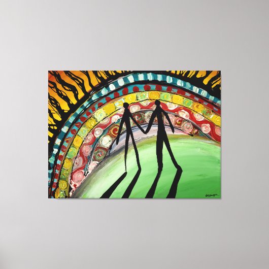 Rise of a New Sun Wrapped Canvas Afdruk (Voorkant)