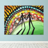 Rise of a New Sun Wrapped Canvas Afdruk (Insitu (Houten vloer))