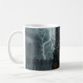 Rise of the AI Empress: Sci Fi Cyberpunk Theme Koffiemok (Links)