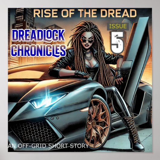 RISE OF THE DREAD DREADLOCK KRONIEKEN NUMMER 5 POSTER (Voorkant)
