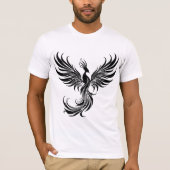 Rise of the Phoenix – Fiery Mythical Bird T-shirt (Voorkant)