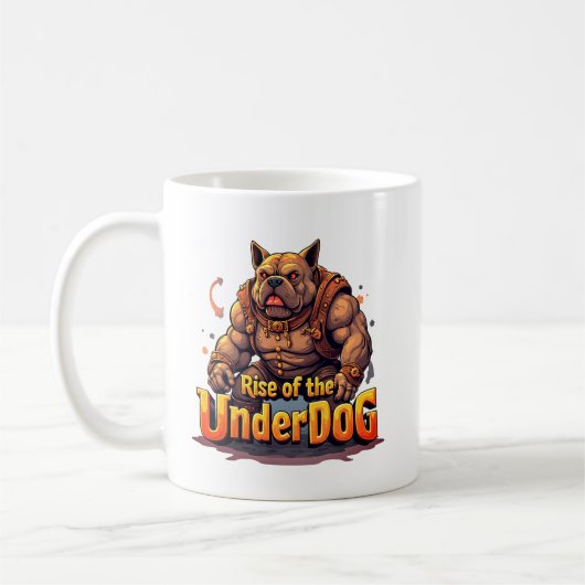 Rise of the Underdog Mug – Motivational Coffee Mug Koffiemok (Links)
