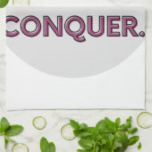 Rise. Resist. Conquer.  Theedoek (Gevouwen)