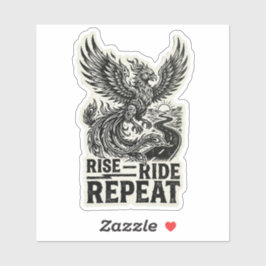 Rise Ride Repeat Phoenix Wegsticker Sticker