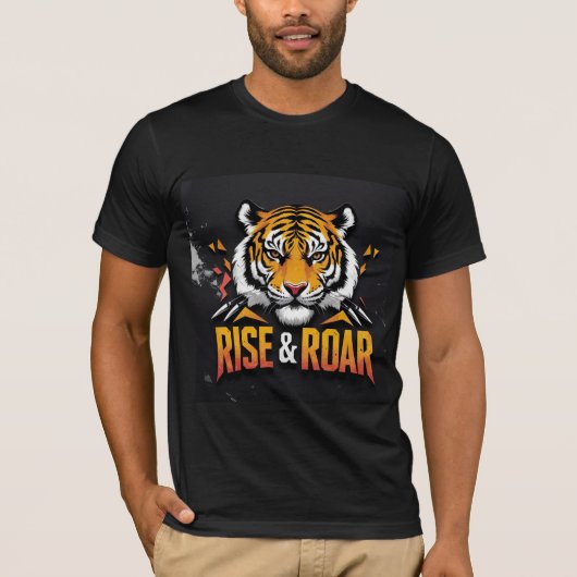 Rise & Roar – Tijger T-shirt (Voorkant)