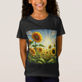 Rise Shine Bloom – Zonnebloem Inspirerend T-shirt