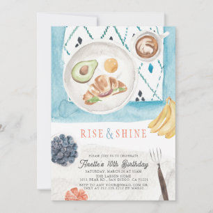 Rise & Shine Brunch PJ Waterverf Kinderen van afge Kaart