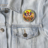 RISE & SHINE by SHARON SHARPE Ronde Button 5,7 Cm (In situ)