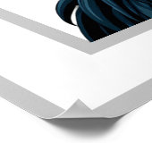 Rise & Shine, grappige sarcastische haan kip Poster (Hoek)