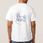 Rise & Shine Minimal Vibes t-shirt (Achterkant)